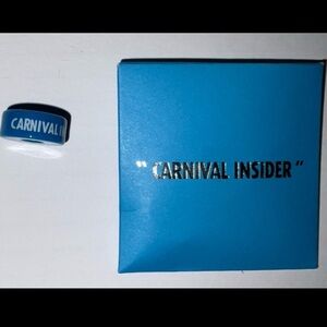 Carnival Cruise Carnival Insider Effy Fun Barrel Blue NIP